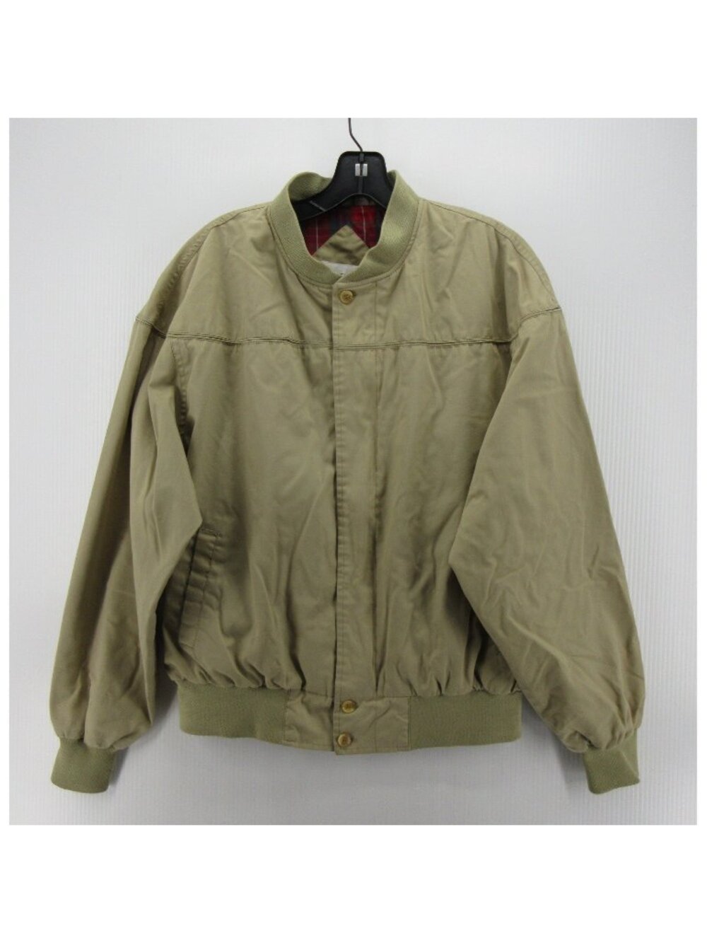 VGT Field & Stream Jacket Large Bi Swing Bomber Coat Flannel Lined *